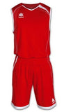 TEAMWEAR - Luanvi Mens Basket Master Basketball Kit - Red/White LU-06165-1084