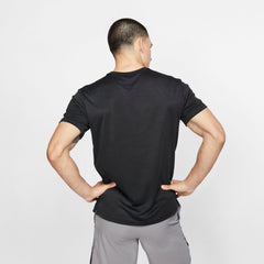 Nike Training Superset Short Sleeved Top - Black/Metallic Hematite NK-AJ8021-010