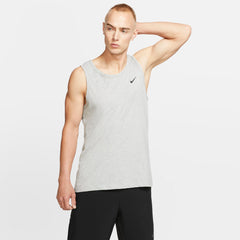 Nike Training Dri-fit Tank - Dark Grey Heather/Black NK-AR6069-063