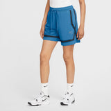 Nike Womens Basketball Fly Crossover Shorts - Laser Blue/Metallic Silver