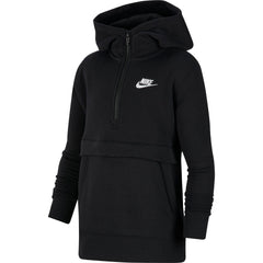 Nike Kids Sportswear Club 1/2 Zip Hoodie - Black/White NK-CQ4297-010
