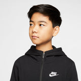 Nike Kids Sportswear Club 1/2 Zip Hoodie - Black/White NK-CQ4297-010