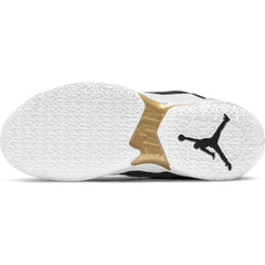 Nike Kids Jordan Basketball Why Not Zer0.4 Basketball Boot/Shoe - Black/White/Metallic Gold NK-CQ9430-001