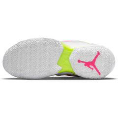 Nike Kids Jordan Basketball Why Not Zer0.4 Basketball Boot/Shoe - White/Citron Pulse/Hyper Pink/Lime Glow NK-CQ9430-102