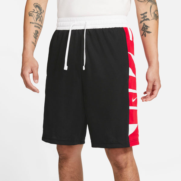 Nike Basketball Dri Fit Read Down Shorts Black White University Red