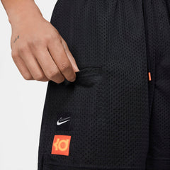 Nike KD Basketball Double Mesh Shorts - Black/Turf Orange/Summit White NK-CV2393-010