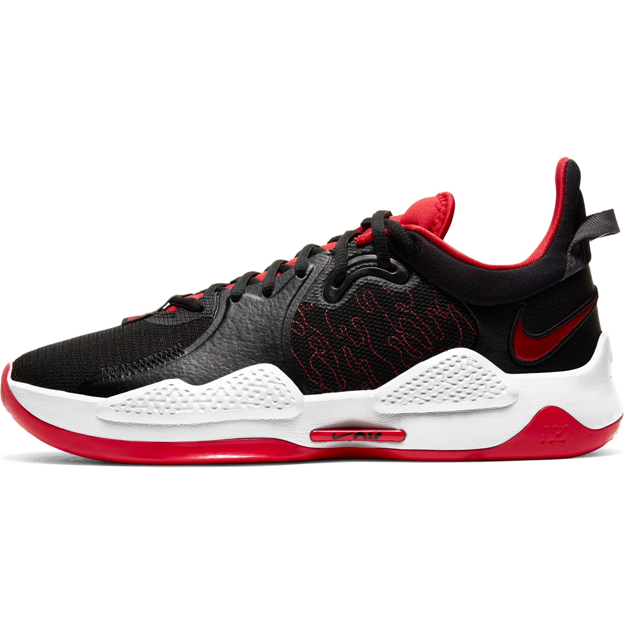 Nike Paul George PG Basketball Shoe Black/University Red/White