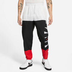 Nike Basketball Dri-fit Pants - White/Black/University Red NK-CW7351-100