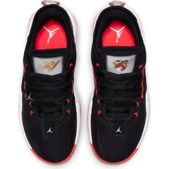 Nike Kids Jordan One Take II Basketball Boot/Shoe - Black/Bright Crimson/White NK-CZ0840-006