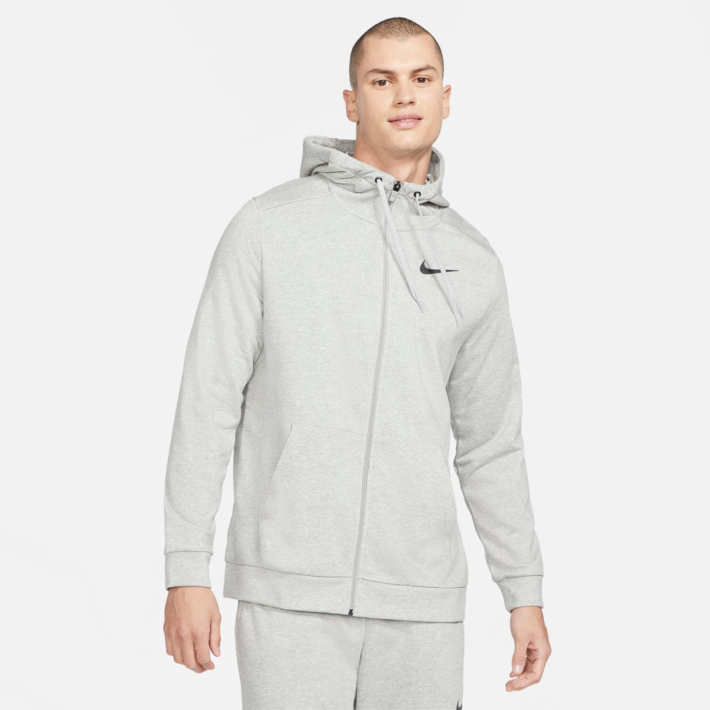 Nike Training Dri-fit Full-Zip Hoody - Dark Grey Heather/Black NK-CZ6376-063