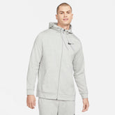 Nike Training Dri-fit Full-Zip Hoody - Dark Grey Heather/Black NK-CZ6376-063