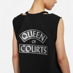 Nike Womens Basketball Standard Issue "Queen Of Courts" Top - Black NK-CZ7221-010