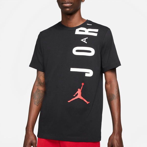 Red and white jordan shirt sales