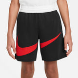 Nike Kids Basketball Dri-fit Shorts - Black/White/University Red