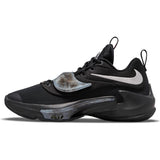 Nike Giannis Zoom Freak 3 Basketball Shoe - Black/Metallic Silver/Wolf Grey