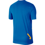Nike Jordan HBR Short-Sleeved Tee - Signal Blue/University Gold/Turf Orange NK-DA1894-403