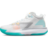 Nike Jordan Zion Zion 1 Basketball Boot/Shoe - White/Black/Laser Orange/Dynamic Turq