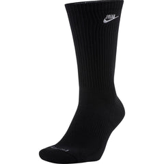 Nike Giannis Basketball Everyday Plus Cushioned Crew Socks (1 Pair) - Black/White NK-DA5065-010