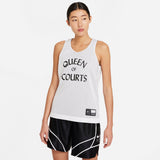 Nike Womens Basketball Swoosh Fly Reversible Jersey - White/Black