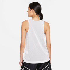 Nike Womens Basketball Swoosh Fly Reversible Jersey - White/Black NK-DA5401-100