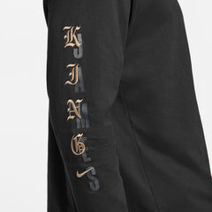 Nike Lebron Basketball Long-Sleeved Loose Fit Embroidered Tee - Black NK-DB6186-010