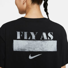 Nike Womens Basketball Fly As A ___ Tee - Black NK-DB6192-010