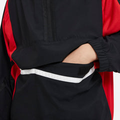 Nike Kids Basketball Crossover Jacket - Black/University Red/White NK-DB6619-010