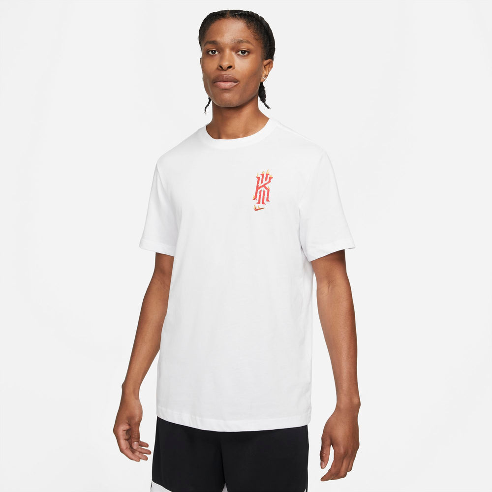 Nike Kyrie Dri-fit Logo Basketball Tee - White NK-DJ1566-100