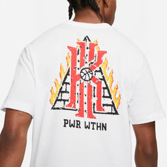 Nike Kyrie Dri-fit Logo Basketball Tee - White NK-DJ1566-100