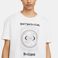 Nike Womens Basketball Basketball "Legend" Boyfriend-Fit  Tee - White NK-DJ6388-100