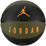 Nike Jordan Ultimate 8 Panel Basketball - Size 7 - Medium Olive/Black/Light Curry