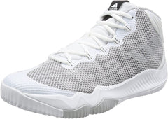 Adidas Crazy Hustle Basketball Boot/Shoe - White/Silver Grey/Grey