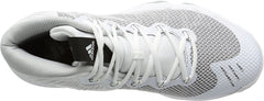 Adidas Crazy Hustle Basketball Boot/Shoe - White/Silver Grey/Grey