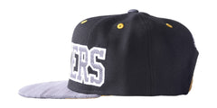 Adidas NBA LA Lakers Flat Peak Cap - Bleck/White/Collegiate Gold