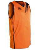 Luanvi Kids Play Basketball Top - Orange/Black