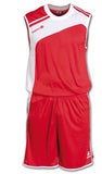 Luanvi Kids Mundial Basketball Kit - Red/White