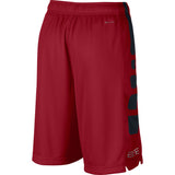 Nike Kids Elite Stripe Basketball Shorts - Gym Red/Black/Black