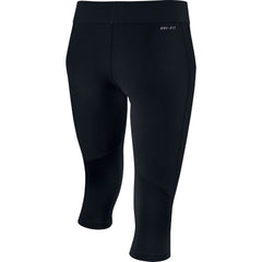 Nike Kids (Girls) Pro Cool Three-quarter Length Tights - Black/White