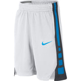 Nike Kids Basketball Dry Elite Shorts - White/Equator Blue