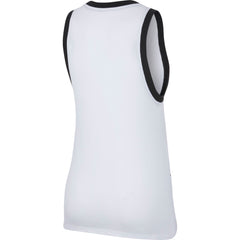 Nike Womens Basketball Elite Printed Tank - White/Black