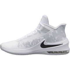 Nike Basketball Air Max Infuriate 2 Mid Boot/Shoe - White/Black/Pure Platinum