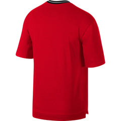 Nike Basketball Dry Fit Short Sleeved Top - University Red/Black