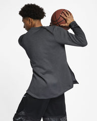 Nike Basketball Therma Flex Long Sleeved Top - Black Heather/Black