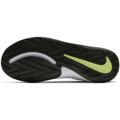 Nike Kids Team Hustle D 9 Basketball Boot/Shoe - White/Black/Volt