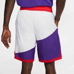 Nike Basketball Dri-fit Throwback Shorts - White/Court Purple