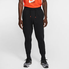 Nike Lebron Fleece Basketball Pants - Black/Team Orange