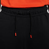 Nike Lebron Fleece Basketball Pants - Black/Team Orange