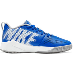 Nike Kids Team Hustle Quick 2 Basketball Shoe - Game Royal/White/Wolf Grey