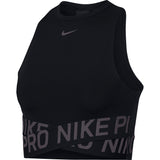 Nike Womens Pro Intertwist Tank - Black/Thunder Grey