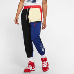 Nike Kyrie Fleece Basketball Pants - Black/Deep Royal Blue